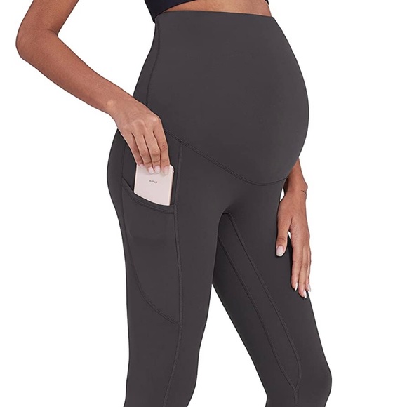 move mama Pants - Move Mama Full Panel Maternity Leggings with Pockets